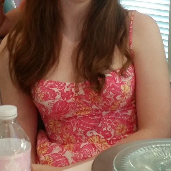 ❌SOLD❌ Lilly Pulitzer Georgie Dress in Chum Bucket - Picture 7 of 7